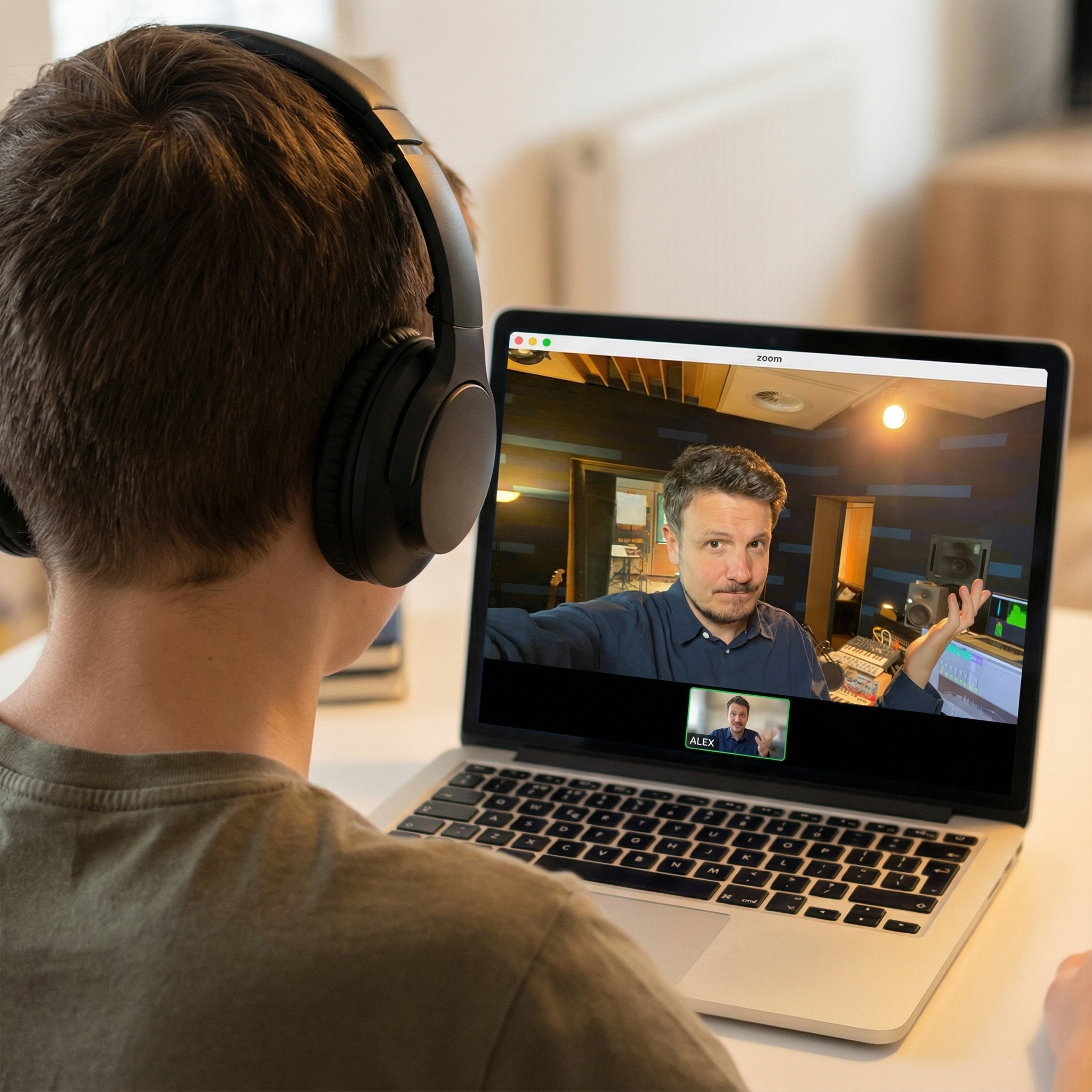 zoom call mit Daniel