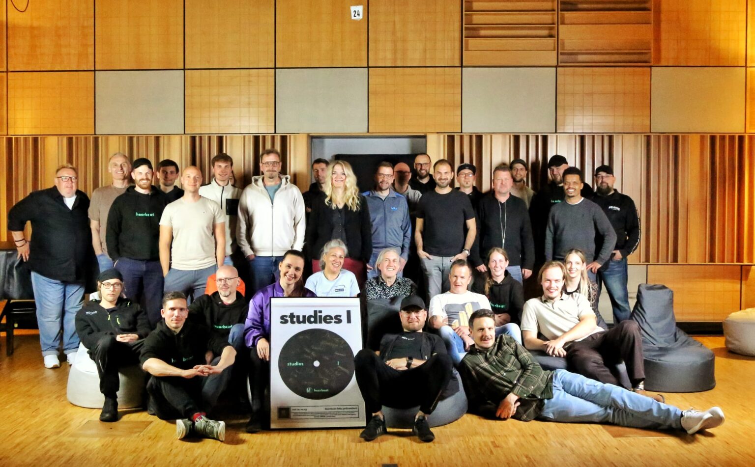 Get-together der hearbeat Community im Studio